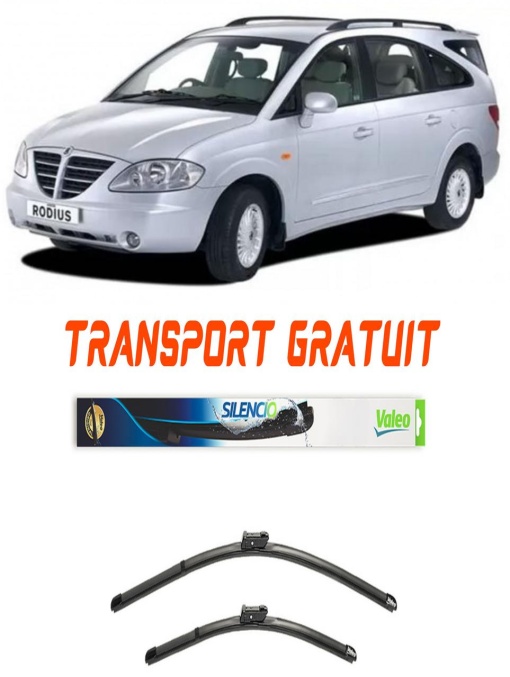 Stergatoare Ssangyong Rodius I Set 2 stergatoare parbriz Valeo 60 cm/45 cm pentru Ssangyong Rodius I din 2005 (60 cm / 45 cm)