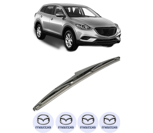 Stergator lamela spate MAZDA CX-9 (TB) din 2006 - 2007, pentru luneta auto, Bosch Twin, din cauciuc siliconat rezistent, 4 Stickere Auto MAZDA