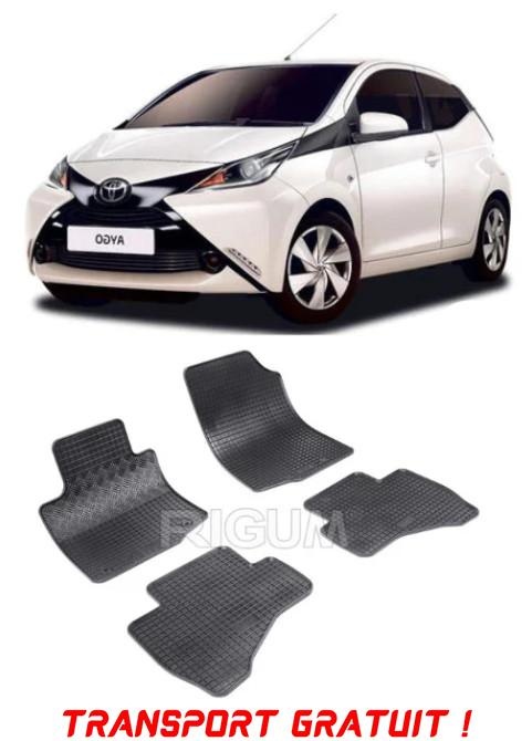 Toyota Aygo I, Hatchback, fabricat din 2005 - 06.2014, set covorase auto dedicate, din cauciuc 100% Premium - Transport Gratuit