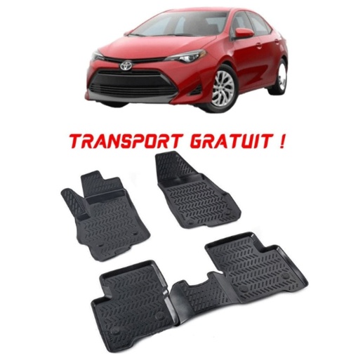 Toyota Corolla XI E170. E180 2013 Set 4 covorase auto din cauciuc tip tavita premium line 3D - Transport Gratuit!