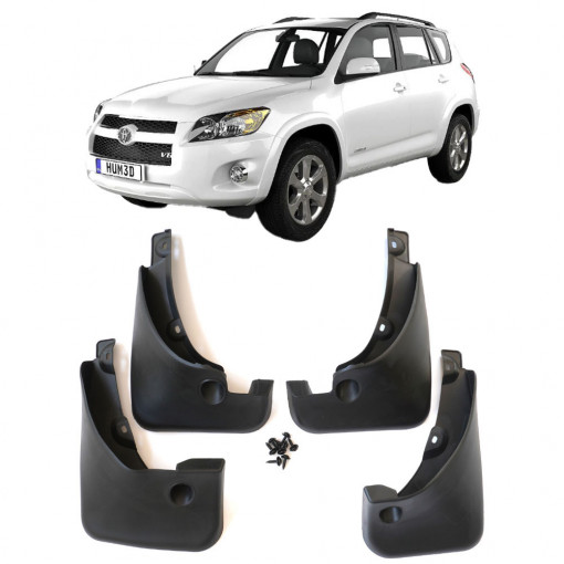 Aparatori de noroi pentru Toyota Rav4 2009-2012 (2.4L) Set 4 Buc