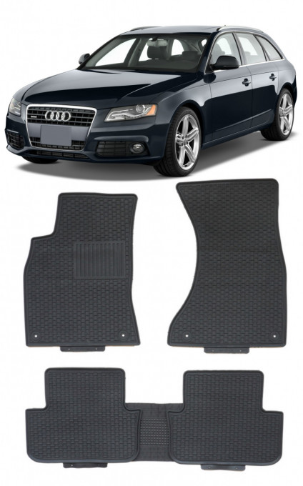 Audi A4 (B8) (2009-2016) Set 5 covorase auto cauciuc Exclusive Line