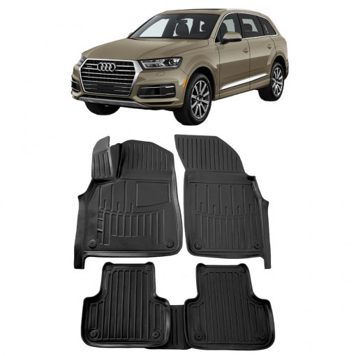 Audi Q7 (4M) (2015-) Set covorase auto cauciuc G.Modern Line 3D