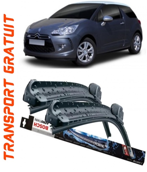 Ds Ds3 Set 2 stergatoare parbriz Bosch Bosch Aerotwin 60 cm/40 cm compatibile cu Ds Ds 3 (Sa_) din 2015-2019 (60 cm / 40 cm)