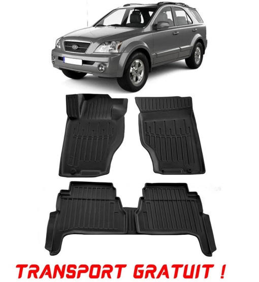 Kia Sorento I (Bl) (2002-2009) Set covorase auto cauciuc G.Modern Line 3D transport gratuit