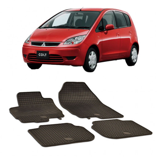 Mitsubishi Colt (2004-2009) (2009-) Set 4 covorase auto cauciuc Urban Line
