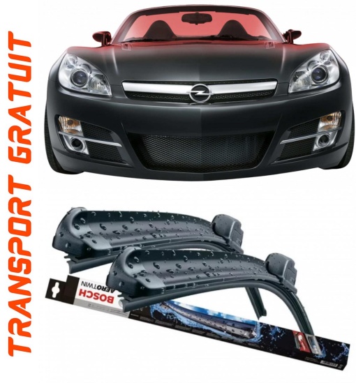 Opel Gt Set 2 stergatoare parbriz pentru parbriz compatibile cu Opel GT fabricat incepand cu 2007, breloc Hella (55 cm / 40 cm)