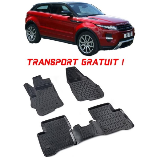 Range Rover Evoque (L538) 2011-2018 Set 4 covorase auto din cauciuc tip tavita premium line 3D - Transport Gratuit!