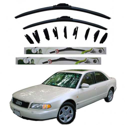 Set 2 stergatoare Multi Adapter 60/48 cm compatibile cu Audi A8 (4D2, 4D8) (1994 - 2002 ) (55 cm/53 cm)