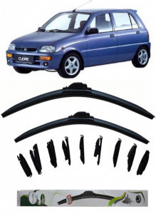 Set 2 stergatoare Multi Adapter 60/48 cm compatibile cu Daihatsu Cuore 5 V(1996 - 1998) (45 cm/45 cm)