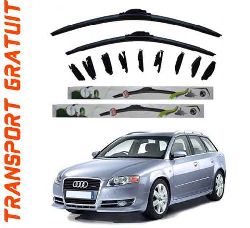 Set 2 stergatoare MultiAdapter 55cm/55cm compatibile cu Audi A4 B7 Avant (8ED) (2004-2008) (55 cm/55 cm)