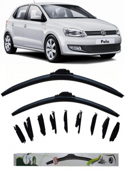 Set 2 stergatoare MultiAdapter 60cm/40cm compatibile cu Volkswagen POLO V (6R1, 6C1) (2011) (60 cm/40 cm)