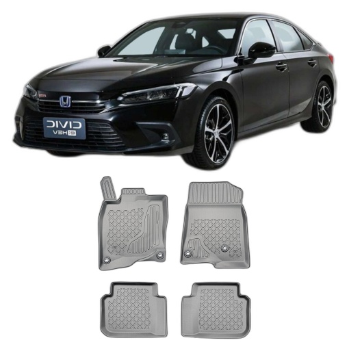 Set covorase HONDA CIVIC XI HYBRID E:HEV, din 10.2022 - Prezent, covorase tavita, caroserie HATCHBACK, compatibile cu autoturismul HONDA CIVIC XI HYBRID E:HEV, ARISTAR