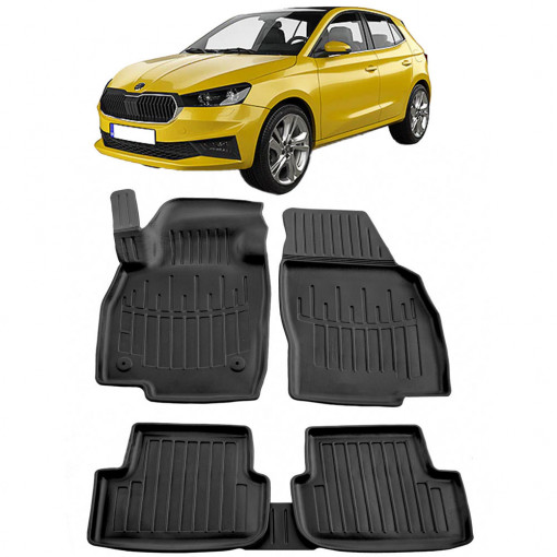 Skoda Fabia IV (2021-) Set covorase auto cauciuc G.Modern Line 3D