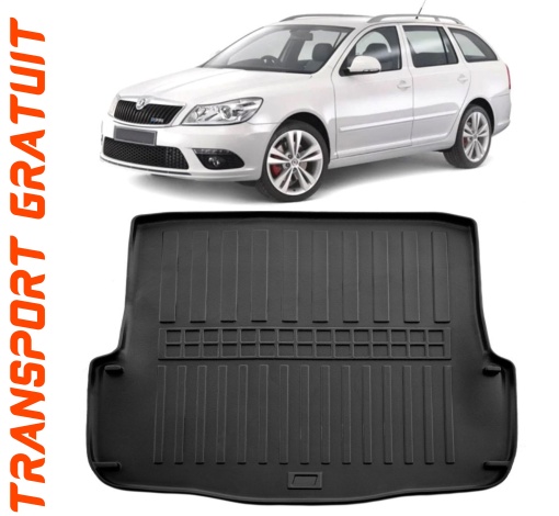 Skoda Octavia II (A5) Combi Cu Podea Joasa (2004-2013) Tavita cauciuc pentru protectie portbagaj dedicata pentru SKODA Octavia II Transport Gratuit