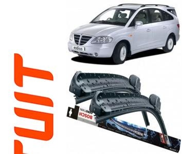 Ssangyong Rodius Set 2 stergatoare parbriz Bosch Bosch Aerotwin compatibile cu Ssangyong Rodius 2005 (60 cm / 45 cm)