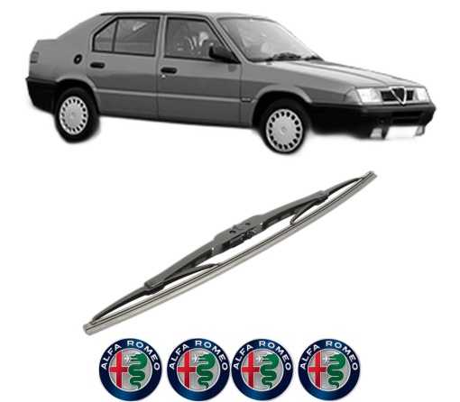 Stergator lamela spate ALFA ROMEO 33 (907_) din 1990 - 1994, pentru luneta auto, Bosch Twin, din cauciuc siliconat rezistent, 4 Stickere Auto ALFA ROMEO