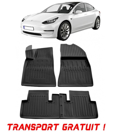 TeSLa Model 3 (2017-) Set covorase auto cauciuc G.Modern Line 3D transport gratuit