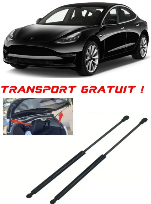 TESLA MODEL 3 (5YJ3) - Set 2 amortizoare pentru portbagaj / haion compatibil cu TESLA MODEL 3 (5YJ3) fabricat 2019 – 2023
