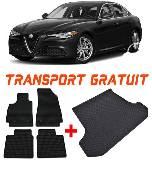 Alfa Romeo Giulia Sedan din 06.2016 - Prezent *4, Set Covorase + tavita portbagaj auto