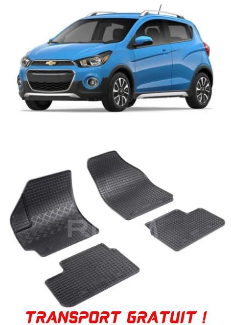 ChEVrolet Spark M250, Hatchback, fabricat din 05.2005 - 01.2010, set covorase auto dedicate, din cauciuc 100% Premium - Transport Gratuit