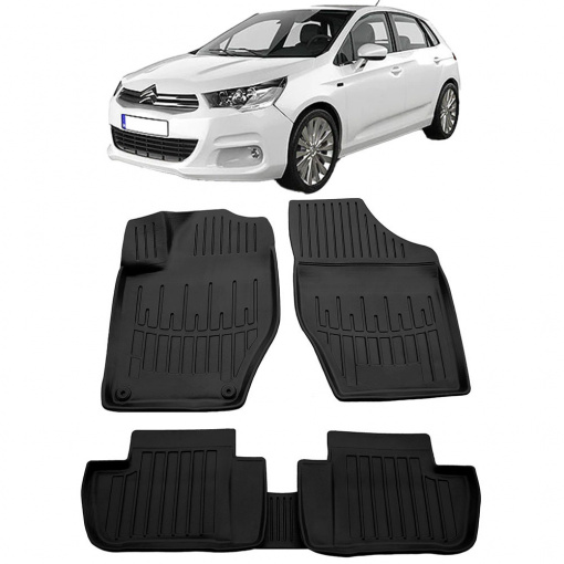 Citroen C4 (N) (2010-2018) Set covorase auto cauciuc G.Modern Line 3D