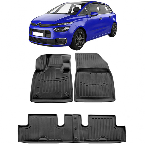 Citroen C4 Picasso (2013-2022) Set covorase auto cauciuc G.Modern Line 3D