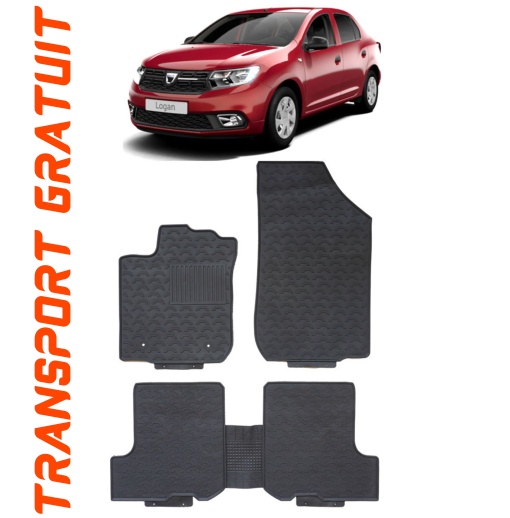 Dacia Logan / Stepway (2012-2020) Set 5 covorase auto cauciuc Exclusive Line