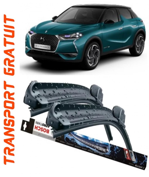 Ds Ds3 Set 2 stergatoare parbriz Bosch Bosch Aerotwin 60 cm/40 cm compatibile cu Ds Ds 3 / Ds 3 Crossback (Ur_, Uc_, Uj_) din 2019-2022 (60 cm / 40 cm)
