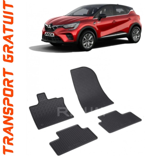 Mitsubishi Asx II fabricat din 2023 - Prezent, Suv, set covorase auto dedicate, din cauciuc 100% Premium