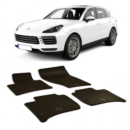 Porsche Cayenne (2010-2017) Set 4 covorase auto cauciuc Urban Line
