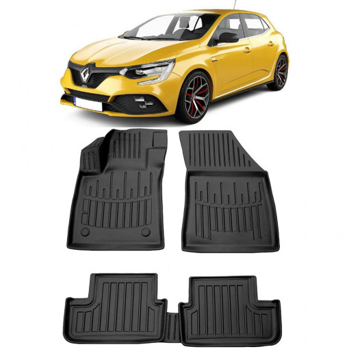 Renault Megane IV (Hatchback) (2015-) Set Covorase Auto Cauciuc Umbrella Modern Line