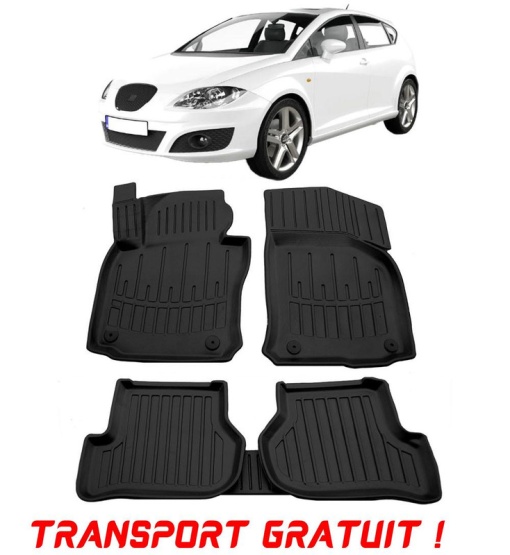 Seat Leon II (1P) (2005-2012) Set covorase auto cauciuc G.Modern Line 3D transport gratuit