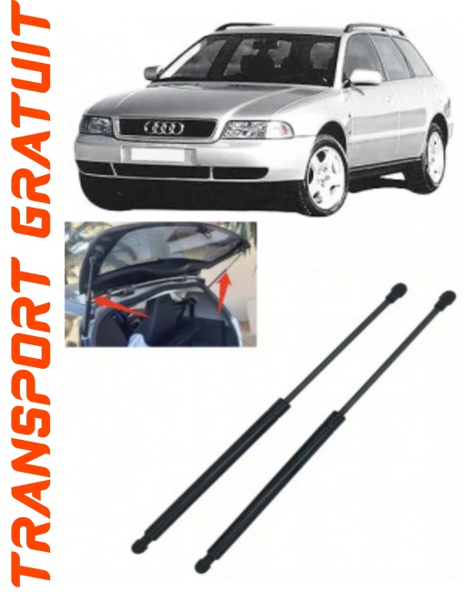 Set 2 amortizoare portbagaj Magnum Technology pentru Audi A4 B5 (8D2), an fabricatie 1995 - 10.2001 Magnum