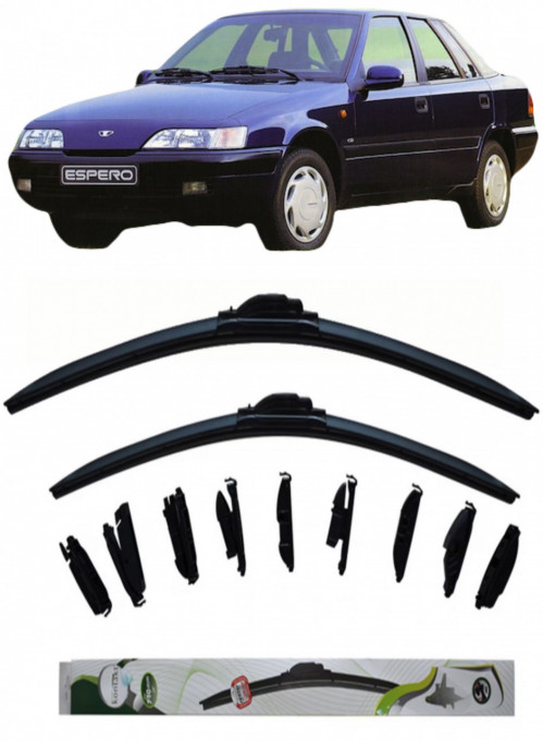 Set 2 stergatoare MultiAdapter 45cm/45cm compatibile cu Daewoo Espero(1991 - 1999) (45 cm/45 cm)