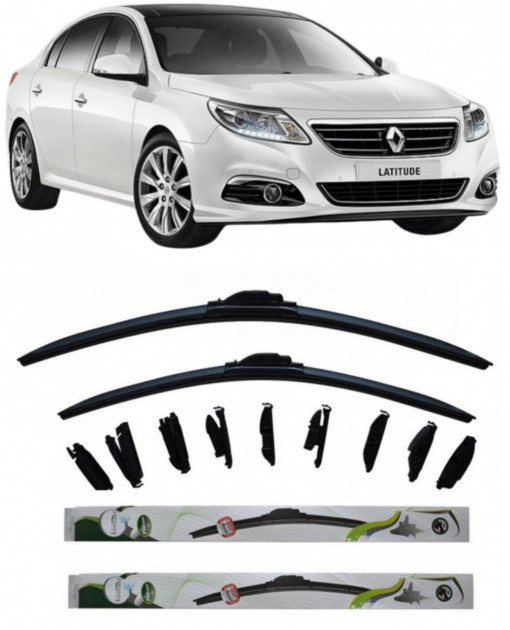 Set 2 stergatoare MultiAdapter 60cm/40cm compatibile cu Renault LATITUDE (L70_) (2010) (60 cm/40 cm)