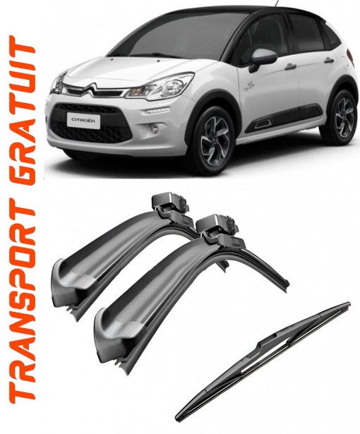 Set 3 stergatoare parbriz si luneta Bosch Aerotwin pentru Citroen C3 III (B618) (07.16 -) Bosch