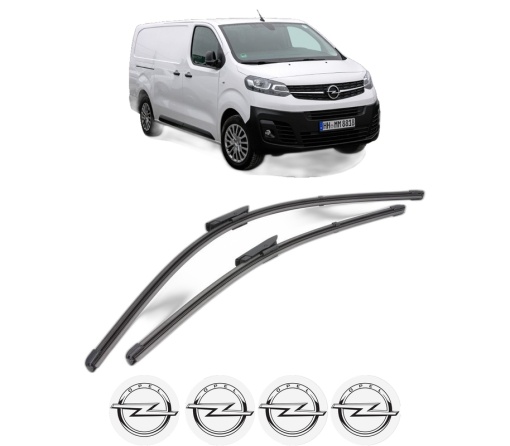 Set stergatoare OPEL VIVARO C Platform Cabin (K0) din 2020-2024, pentru parbriz auto, 2 bucati, Valeo Silencio Xtrm, din cauciuc siliconat rezistent, 4 Stickere Auto OPEL