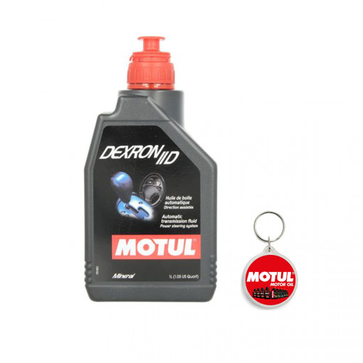 Set Ulei Cutie Automata Motul Dexron Iid, Volum 1 L, Mineral Si Breloc Motul