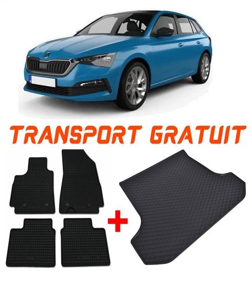 Skoda Scala din 04.2019 - Prezent Hatchback Portbagaj Inferior *3, Set Covorase + tavita portbagaj auto