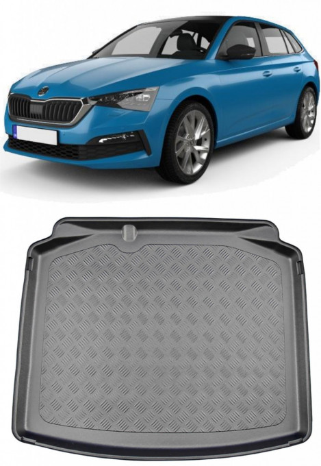 Skoda Scala Hatchback din 04.2019 - Prezent, Tavita Pentru Portbagaj Lux Premium Dedicata, Portbagaj Inferior *3