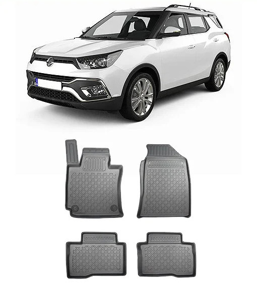 Ssangyong Tivoli, Suv, Din 03.2015 - 2019 , Set Covorase Auto Tip Tavita Premium 3D, din cauciuc