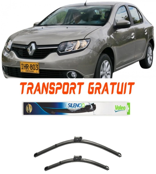 Stergatoare Renault Logan Set 2 stergatoare parbriz Valeo 600/475mm pentru Renault LOGAN/STEPWAY II (L8_) (2014) (55 cm / 47.5 cm)