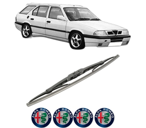 Stergator lamela spate ALFA ROMEO 33 Sportwagon (907_) din 1990 - 1994, pentru luneta auto, Bosch Twin, din cauciuc siliconat rezistent, 4 Stickere Auto ALFA ROMEO