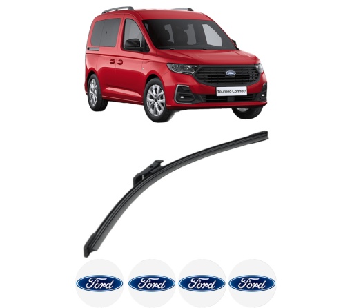 Stergator lamela spate FORD TOURNEO CONNECT / GRAND TOURNEO CONNECT V761 MPV (SK) din 2022 - 2024, pentru luneta auto, Bosch Aerotwin, din cauciuc siliconat rezistent, 4 Stickere Auto FORD