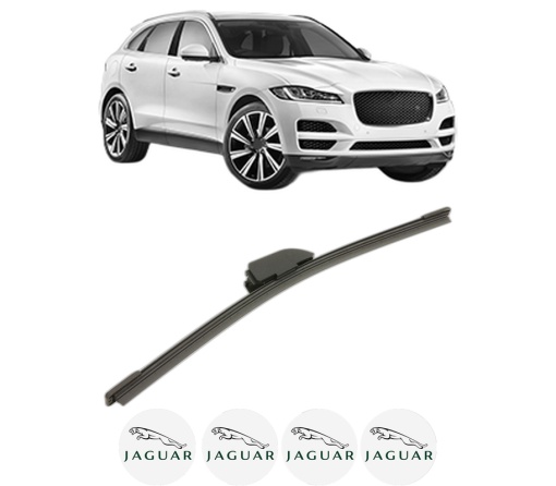Stergator lamela spate JAGUAR F-PACE (X761) din 2015, pentru luneta auto, Bosch Aerotwin, din cauciuc siliconat rezistent, 4 Stickere Auto JAGUAR