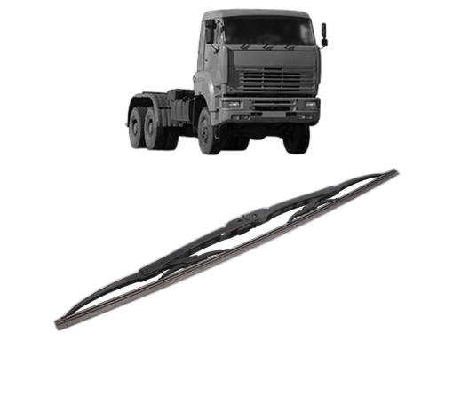 Stergator lamela spate KAMAZ 65226 din 2004, pentru luneta auto, Bosch Twin, din cauciuc siliconat rezistent, 4 Stickere Auto KAMAZ