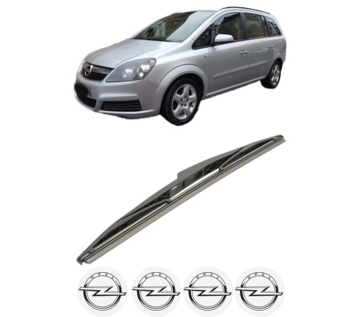 Stergator lamela spate OPEL ZAFIRA B Box Body/MPV (A05) din 2005 - 2015, pentru luneta auto, Bosch Twin, din cauciuc siliconat rezistent, 4 Stickere Auto OPEL