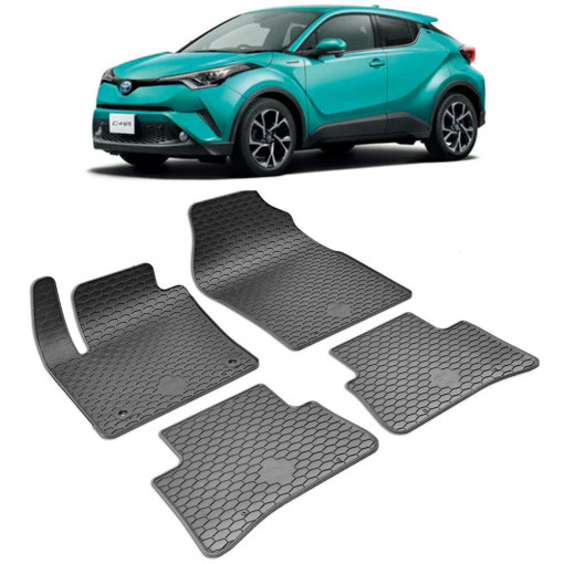 Toyota C-Hr (Inclusiv Hybrid) (2017-) Set Covorase Auto Cauciuc Umbrella Urban Line
