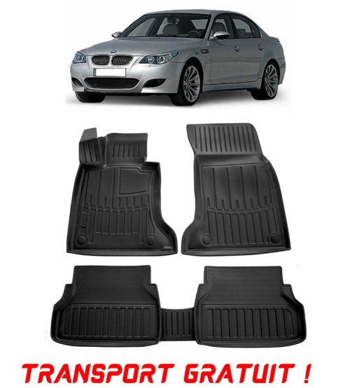 Bmw 5 (E60) 2Wd (2003-2010) Set covorase auto cauciuc G.Modern Line 3D transport gratuit